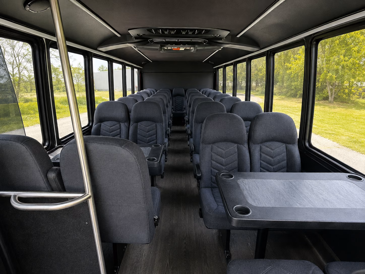 boise 18 passenger minibus interior