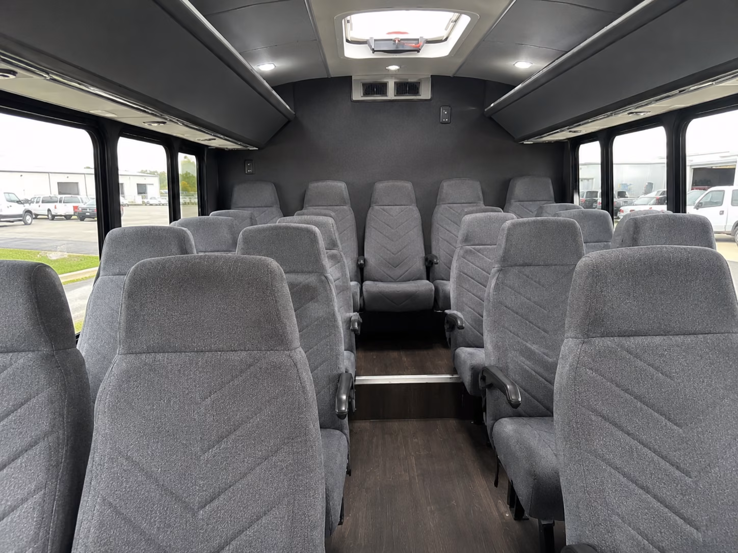boise 20 passenger minibus interior
