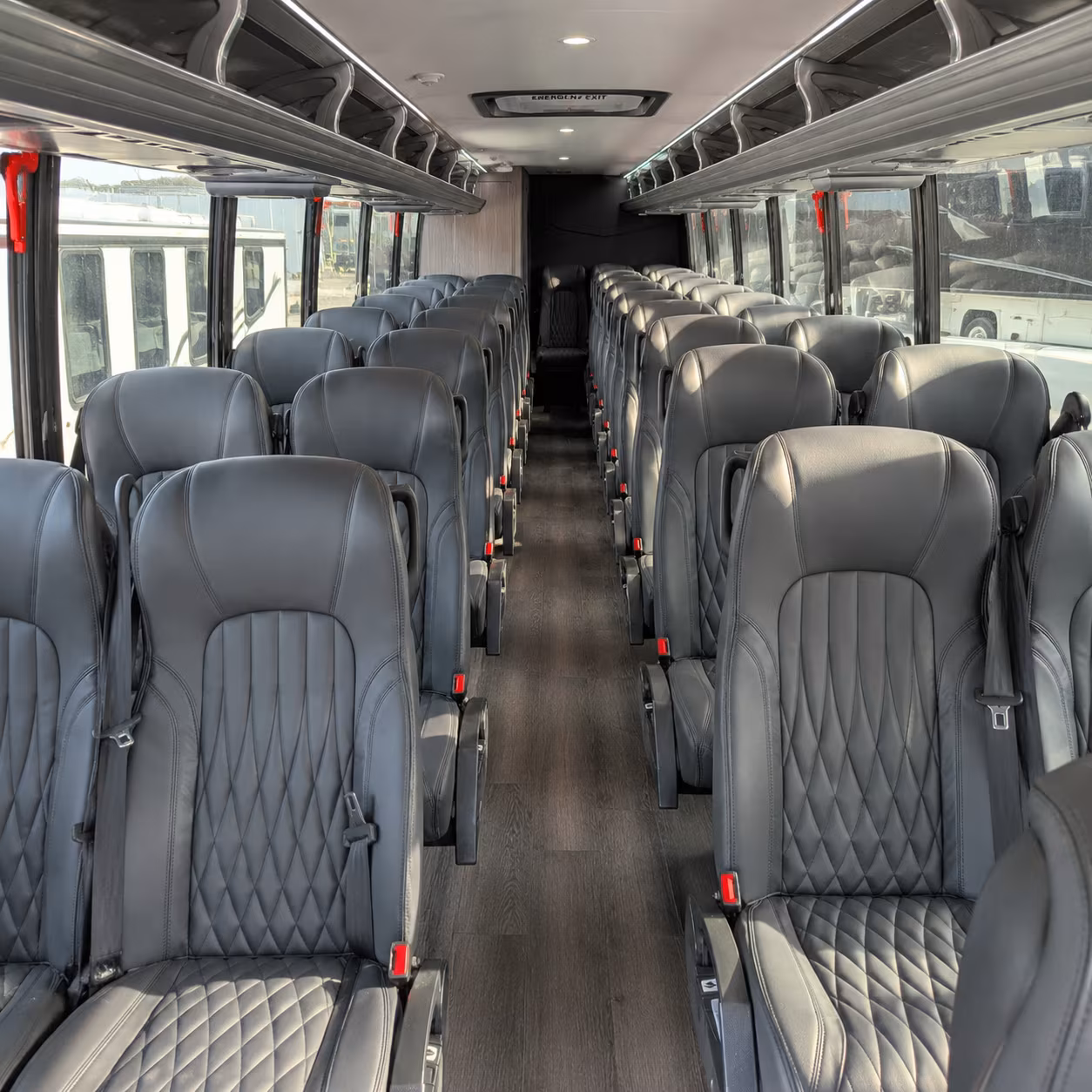 boise 25 passenger minibus interior