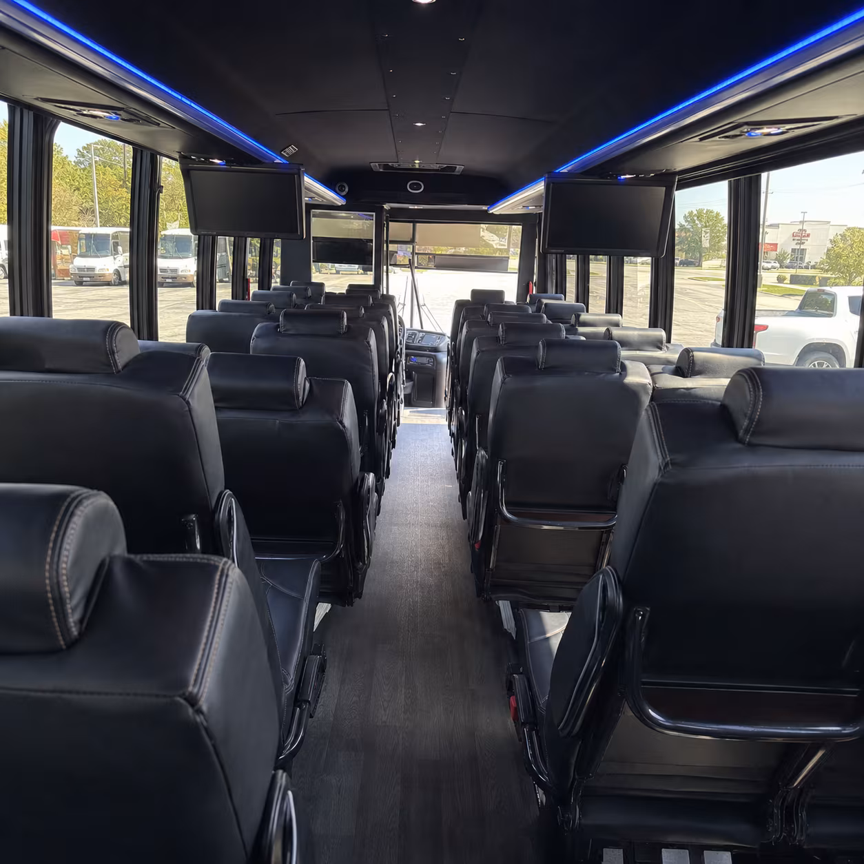 boise 28 passenger minibus interior