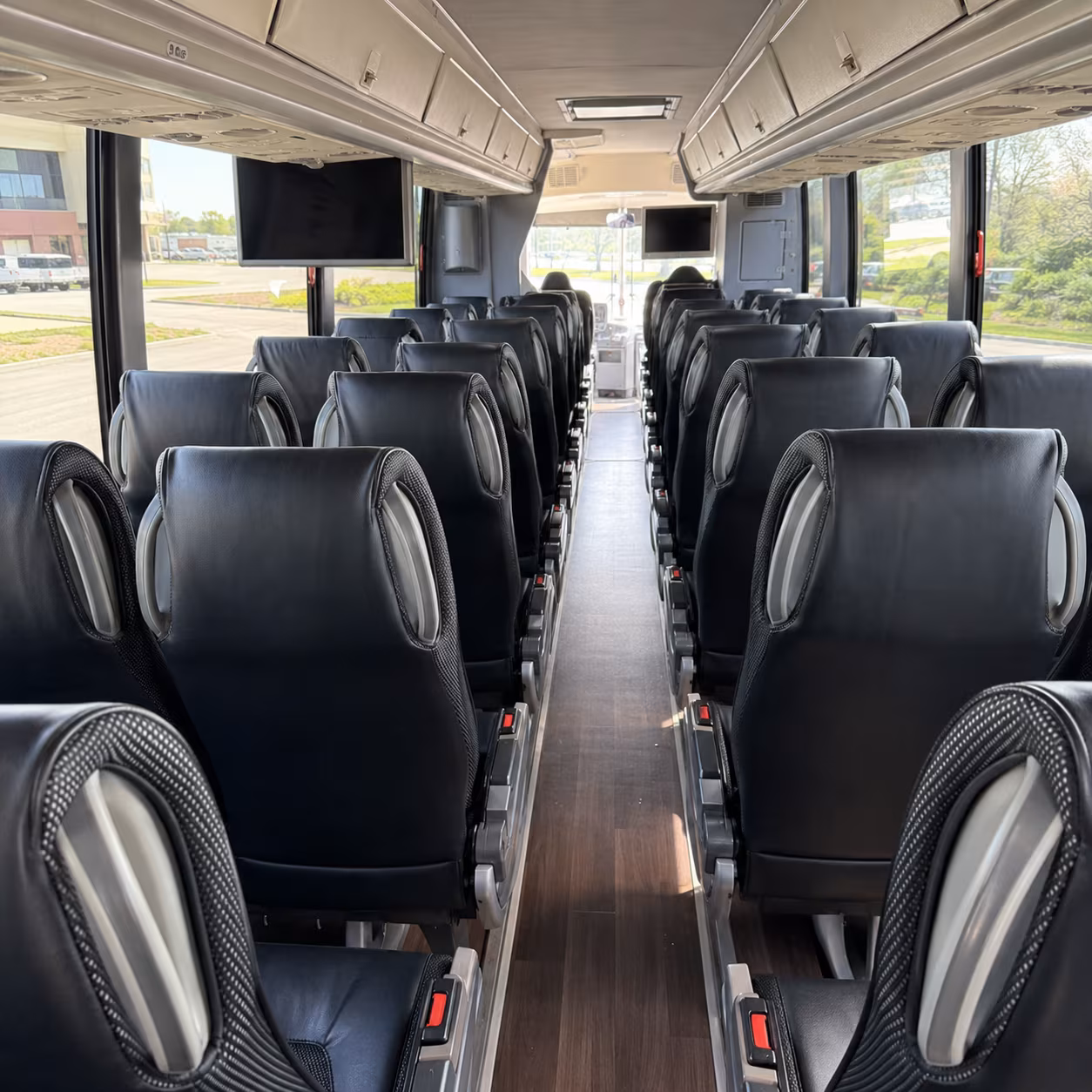 boise charter bus inside
