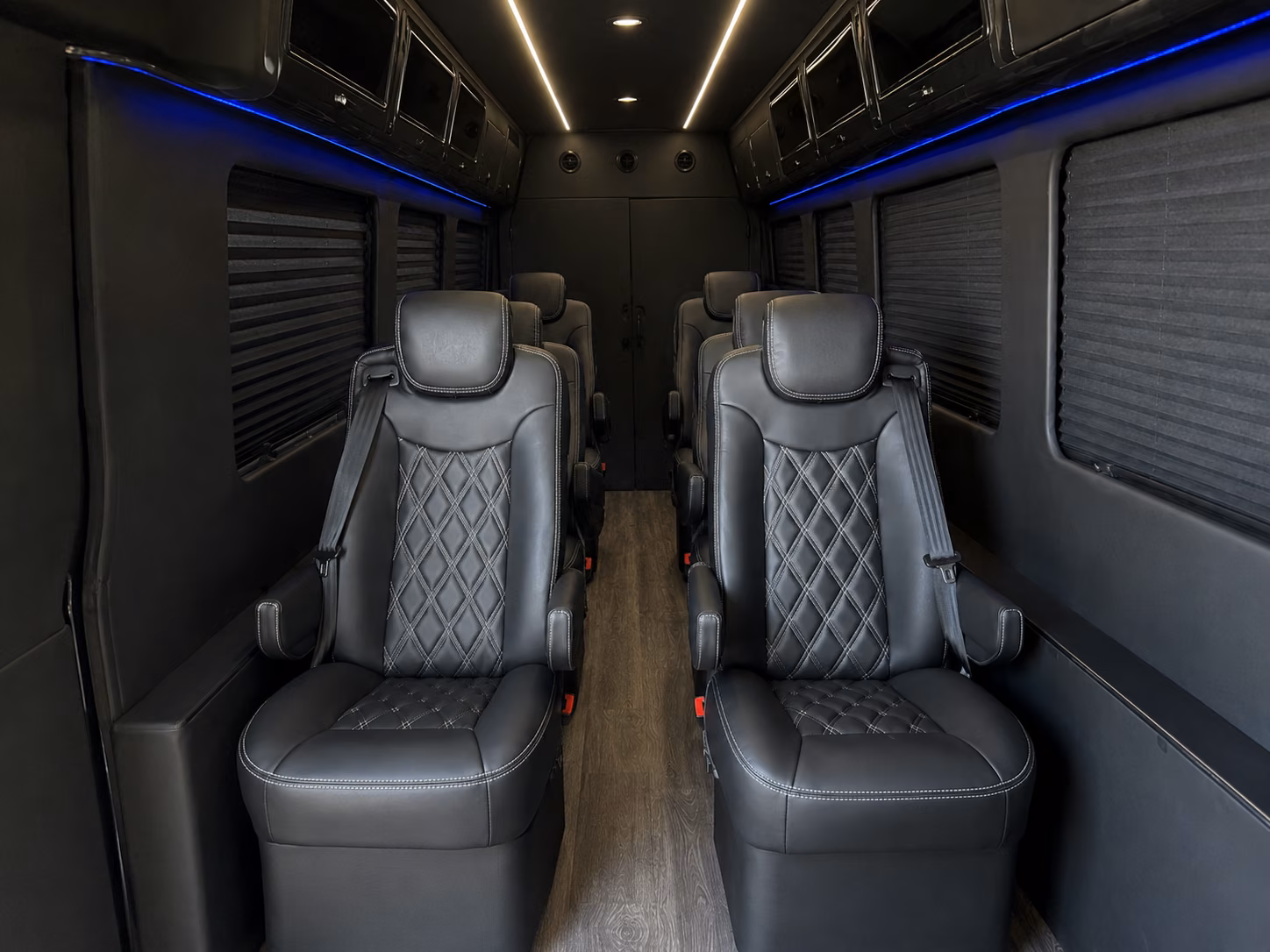 boise sprinter van with driver inside