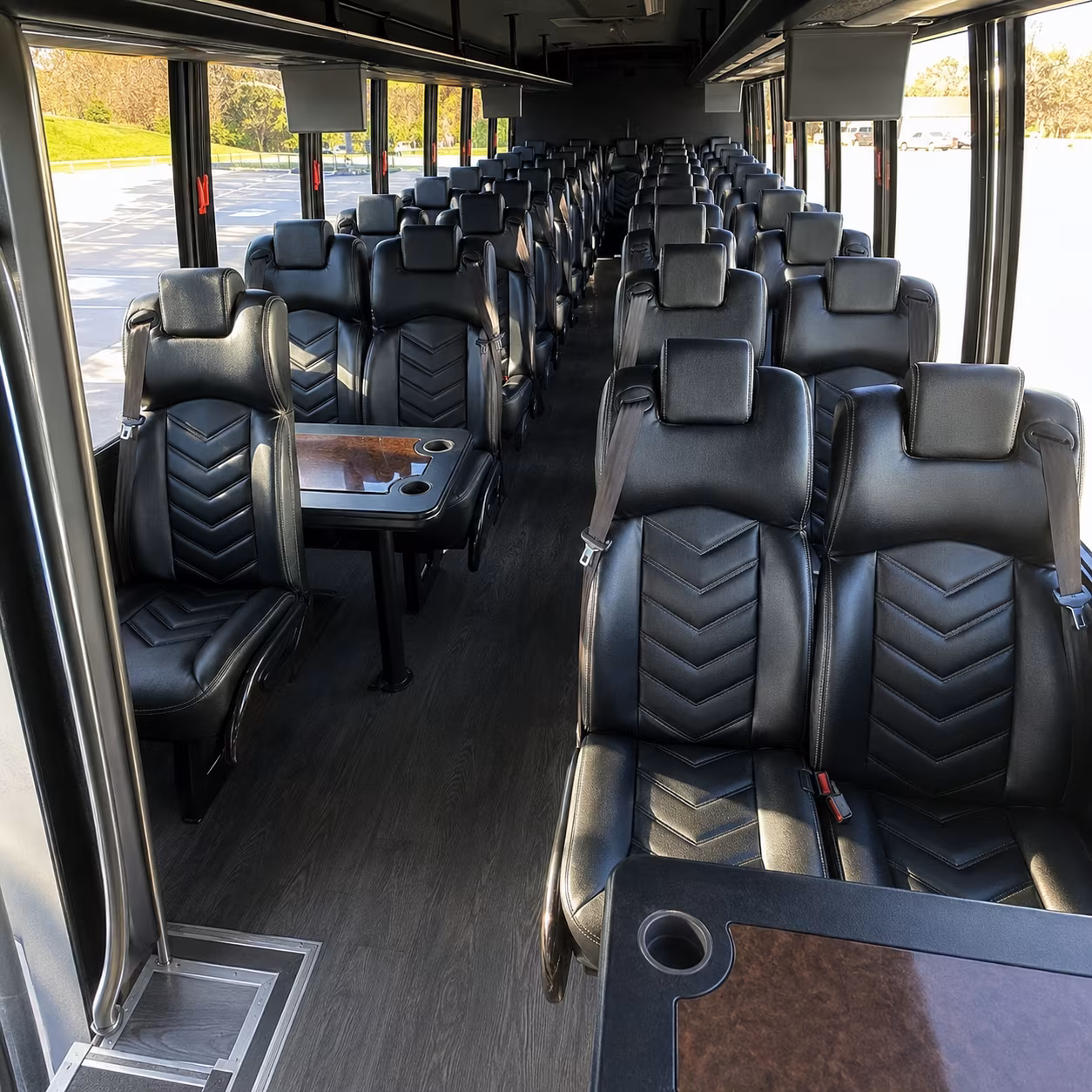 boise wedding transportation onboard seating